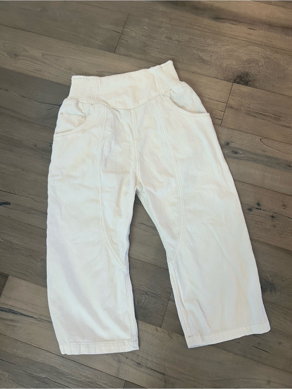 Free people barrel Linen pants